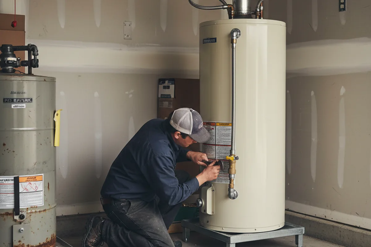 Water heater and shutoff valve replacement in Cambria Heights