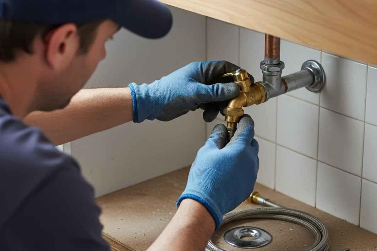 Shutoff valve and fitting work during Emergency Plumbing in Cambria Heights